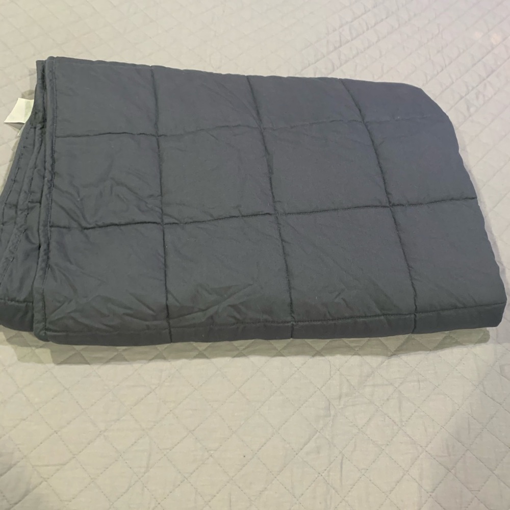 Luna weighted blanket 12 pound 48” x 72” charcoal